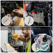 Load image into Gallery viewer, Waterproof Solder Wire Connectors - 50PCS - Heat Shrink Soldering Sleeve Terminals Insulated Waterproof Butt Wire Connectors Electrical Wire Soldered Terminals